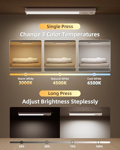 50% Off EZVALO Rechargeable Motion Sensor Under Cabinet Lights - Image 5