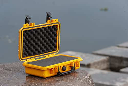 Image of MEIJIA Portable All Weather Waterproof Protective Hard Case, Small Camera Case,Dry Case with Customizable Foam,Fit Use of Drones, Camera,Equipments, 11.65 inchx8.35 inchx3.78 inch