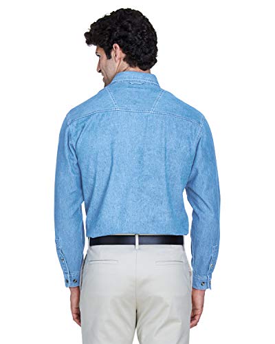 UltraClub Men's Cypress Denim with Pocket L LIGHT BLUE3