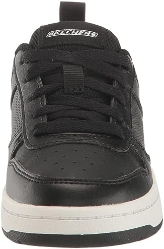 Skechers Kids Boy's Smooth Street-Genzo Sneaker, Black/White, 4.5 Big Kid | Image 1