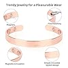 2pz Bracciale Magnetico in Rame, Braccialetti Magnetici Universali Regolabili in Rame Puro Eleganti Accessori per Gioielli Adatti a Donne e Uomini #3
