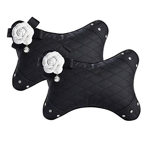 eing Car Headrest Neck Pillows Auto Memory Foam Seat Support Cushion Pad 2PCS/Set