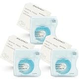 Kokosöl-infundierte gewebte Zahnseide, vegan und tierversuchsfrei, Kokosnuss, 6 Monatsvorrat (33 Yards x 3 Einheiten)