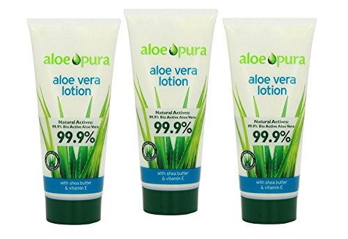 Preisvergleich Produktbild Aloe Pura Aloe Vera Organic Lotion 200ml - PACK OF 3