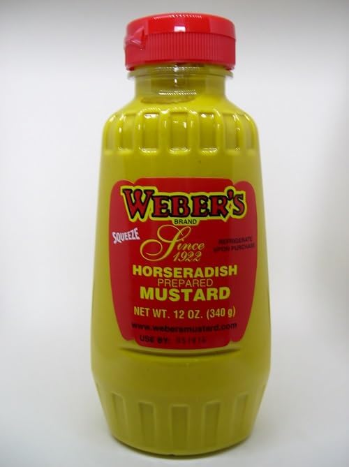 er's Horseradish Mustard (12oz, 4 Pack) Grocery & Gourmet Food