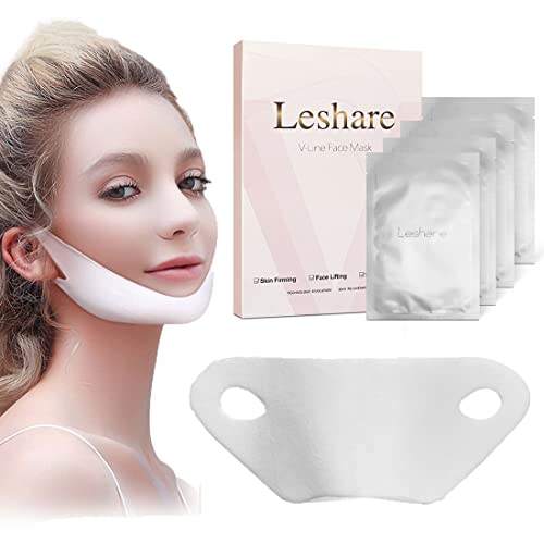 Leshare Chin Strap,Double Chin Reducer,Collagen Face Slimming Strap V Line Lifting Mask,Double Chin Remover,For Firming Slimming Contouring and Tightening Face Slimmer Patch