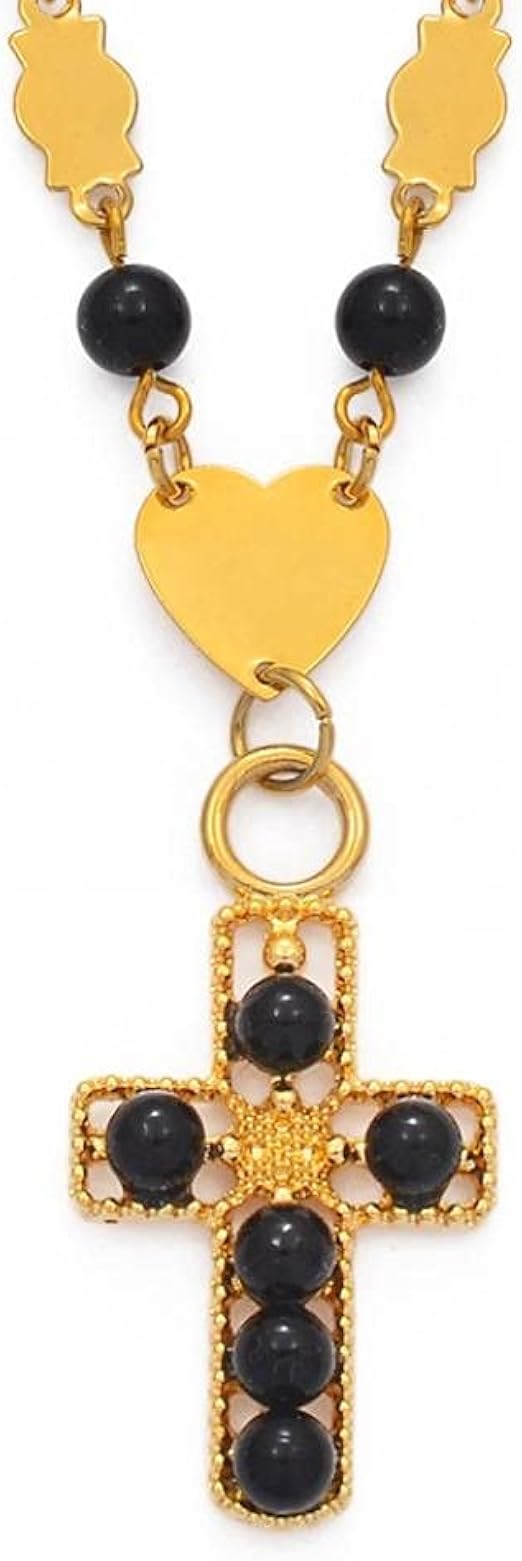 Marshall Islands Cross Anhänger Kleine graue simulierte Perlenperlen