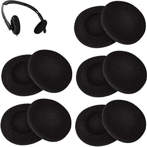 Almohadillas de espuma para auriculares Sony Philips, color negro, 5 pares