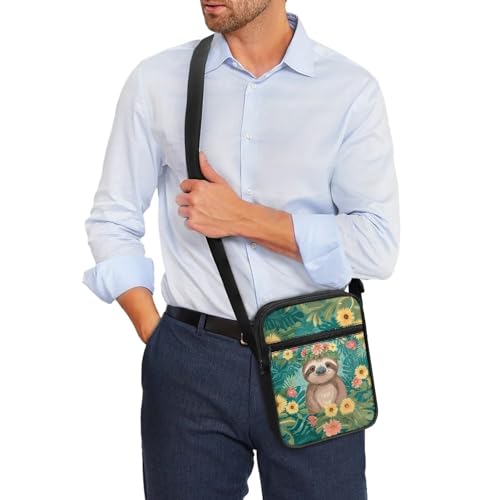 Medium Crossbody Messenger Bags Lightweight Sling Bags for Women Trendy with Adjustable Strap Pockets Zipper3