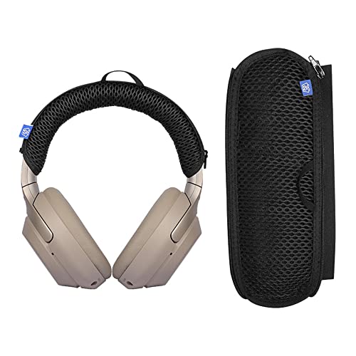 �����p�w�b�h�o���h�J�o�[�Afor Sony MDR-1000X 1000XM2/1000XM3/1000XM4�w�b�h�t�H���p�A�w�b�h�o���h�X���[�u�v���e�N�^�[�N�b�V����(�u���b�N)