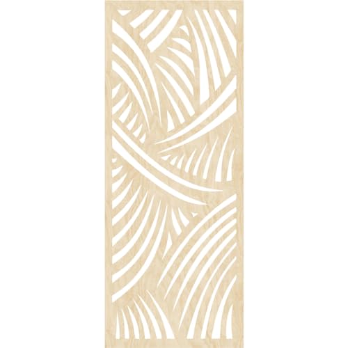 Image of Chester Decorative Pierced Fretwork Wood Wall Panels, 13 3 /8 inchW x 34 3 /8 inchH x 3 /8 inchT, Birch