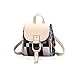 Produktbild NICOLE&DORIS Damen Rucksack Kleiner Rucksack Umhängetasche Handtaschen Rucksack für Damen Leder Rucksack Schultertasche Weiß
