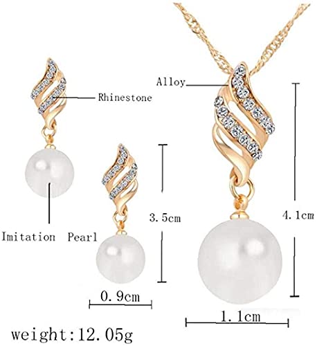 Conjunto de 3 peças/conjunto de colar feminino conjunto de brincos de casamento clássico banhado a o