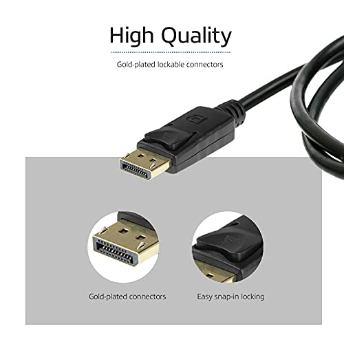 Cable DisplayPort de 1m compatible con HDR para diseño gráfico 6