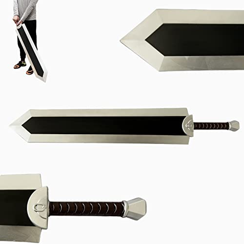 image for LALAPORT 40 Inches Fantasy Dragon Slayer Berserk Guts Foam Sword Perfe