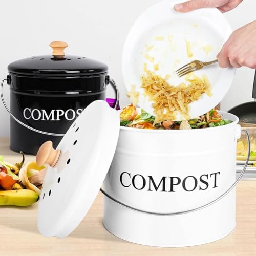 Bac à compost de table pour plan de travail cuisine et tri des biodéchets - 4
