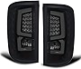 Morakot Racing Compatible/Replacement For 2014-2017 GMC Sierra 1500 2500HD Tube White Streak Led Tail Lights Black Housing / Smoked Lens