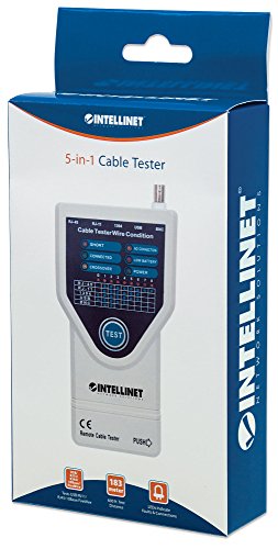 Testeur câble 5 en 1 Intellinet RJ45 RJ11 USB BNC Firewire