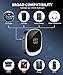COMSOON AUX Bluetooth Adapter for Car, [LED Screen] Bluetooth 5.3 Receiver for Speaker/Home Stereo/Wired Headphones, 3.5mm Wireless Audio Receiver for Hands-Free Call/Music, Dual Connection