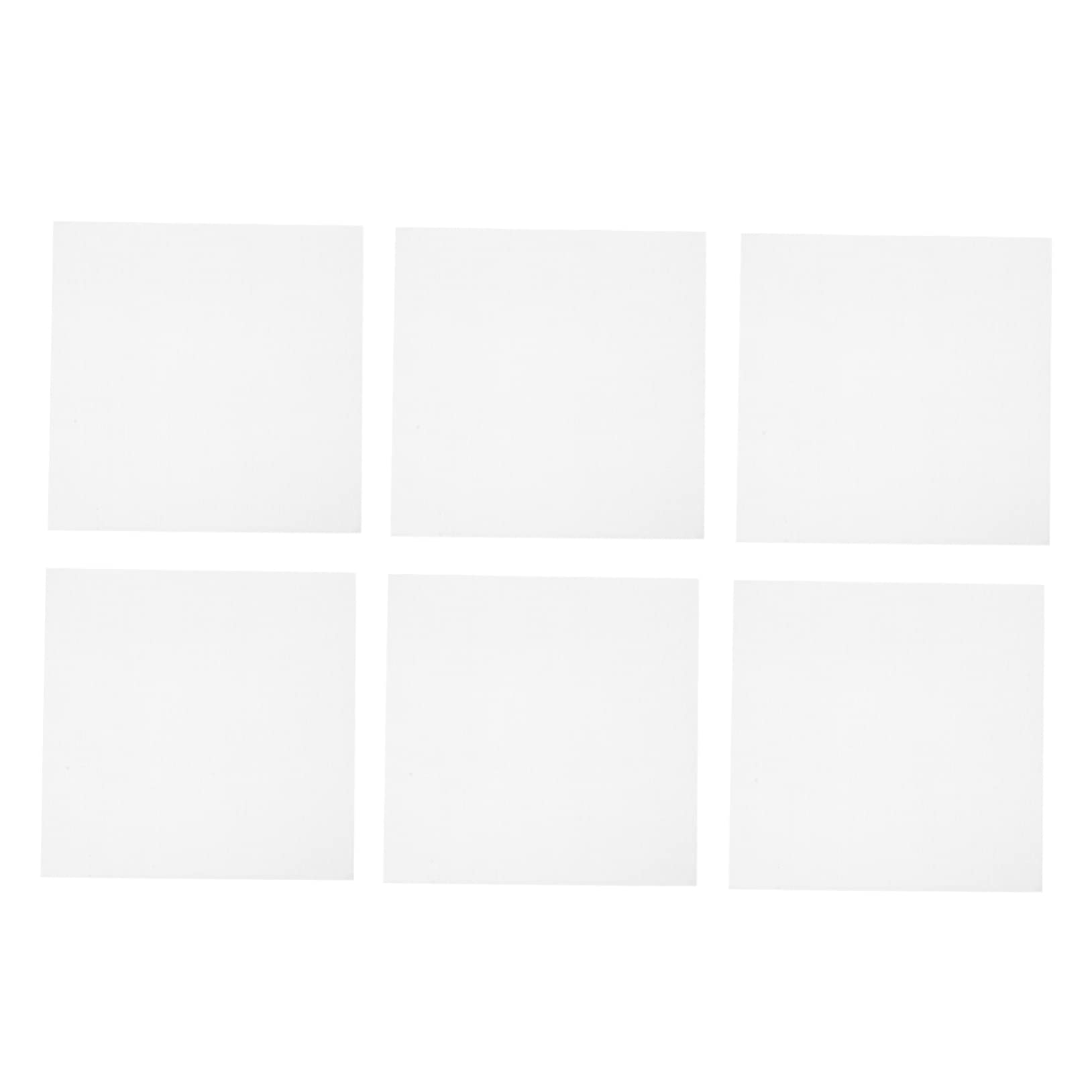 OSALADI 6pcs Needlework for DIY Embroidery Projects Cross Stitch Cloths Durable and Breathable for Crafting and Handmade