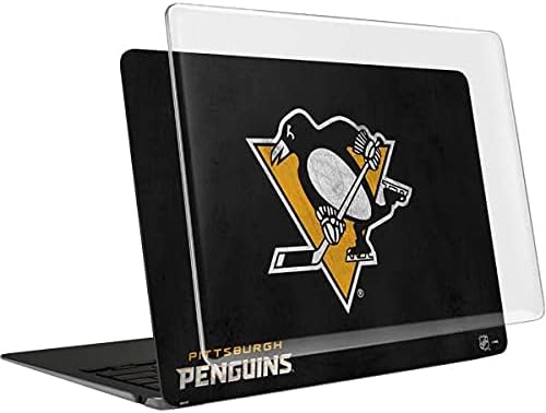 Skinit Case + Skin Compatible with MacBook Air 13in (2020) - Officially Licensed NHL Pittsburgh Penguins Distressed Design