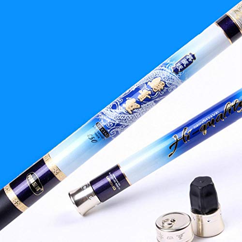 PLBB3K Angelrute Angelrute Hering Tintenfisch Angelrutencarbon Angelrute-15m Spinnruten Kohlefaser (Size : 15m) – Bild 4