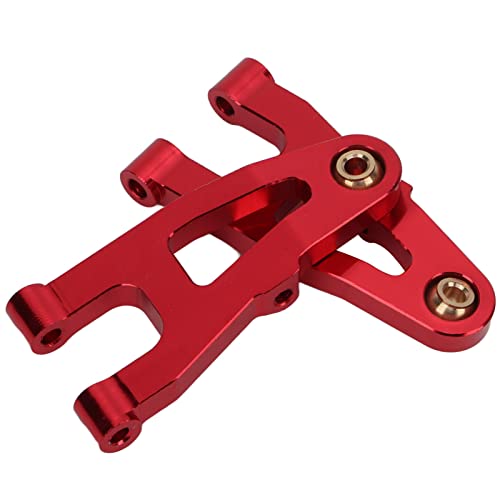 Luqeeg RC Swing Arm, Lightweight Design, Upgrade RC Suspension Arm with Aluminum Alloy Front Lower Swing Arm Run Smoothly and Easy to Install for SG1603 SG1604 UD1601 UD16024 RC Car (Red)