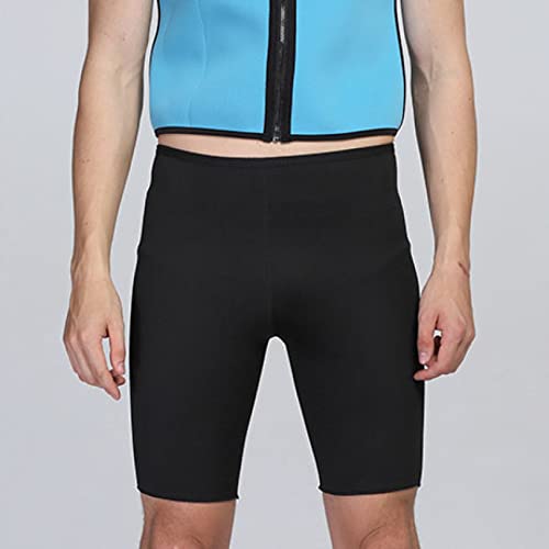 Shorts de sauna para hombres que quema grasa y moldea los muslos en el gimnasio 3