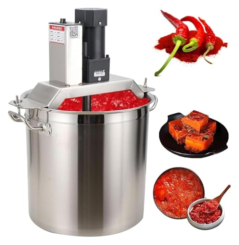Mezclador automático de alimentos con olla caliente de acero inoxidable y agitador soldado para cocinas comerciales