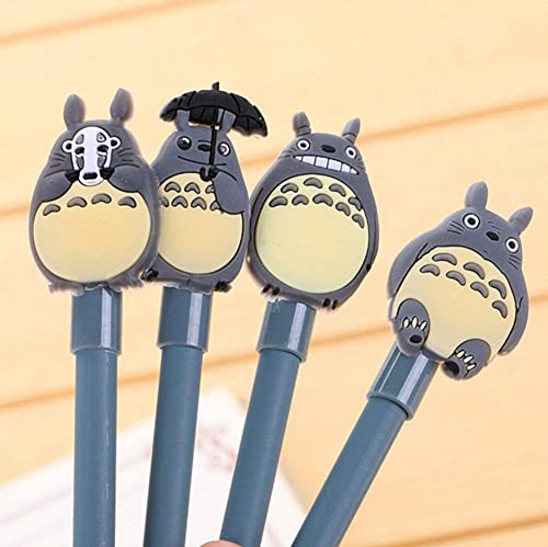Eachgomet 12 Pcs 0.38Mm Newest Novelty 4 Styles Cute Black Ink Ballpoint Ballpoint Writing Pen Gift Plastic Gel Pens For Office School Children Gift Stationery Supplies Set Z1 #TOP3