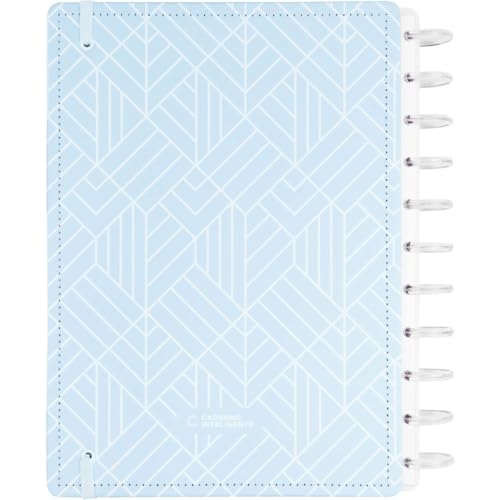 Caderno Inteligente, Grande G+, 290 X 220 mm, Ice Blue, 140 folhas, Caderno Inteligente