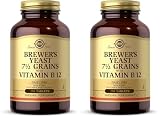 Solgar | Levadura de Cerveza con Vitamina B12 | 250 Comprimidos (Paquete de 2)