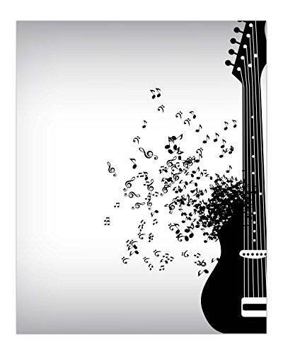 Summit Designs Guitar Wall Decor - Set Of 3 (8X10) Poster Photos - Electric Acoustic Record Vinyl #TOP7