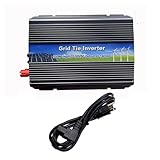 TINGEN 500W Grid Tie Inverter DC Input 22V-50V Output 90V-140V Source Power Solar Panel and Battery(GTI500-H)