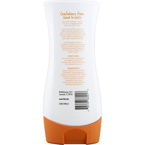 Image of Fds Feminine Hygiene Wash for Gentle Cleansing, Tangerine Blossom, 10 Fl Oz (Pack of 1)
