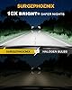 Surgephoenix H7 Light Bulbs, 60000LM Super Brighter, 1:1 Mini Size,6500K Cool White H7 Fog Light Bulbs or Off Road Light Pack of 2 #1