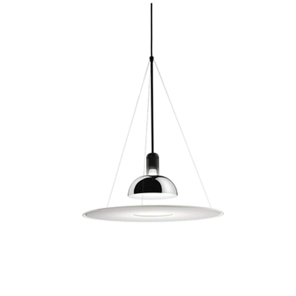 Plafonnier design soucoupe volante suspension métal chambre 60cm