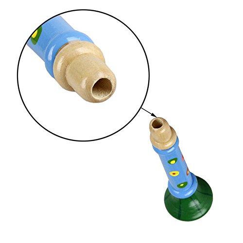 buzina, Romacci Chifre de madeira Hooter Trompete Brinquedo de instrumento musical para crianças Cri