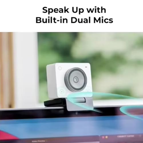 Webcam 4K IA autofocus micro omnidirectionnel reduction bruit visioconference