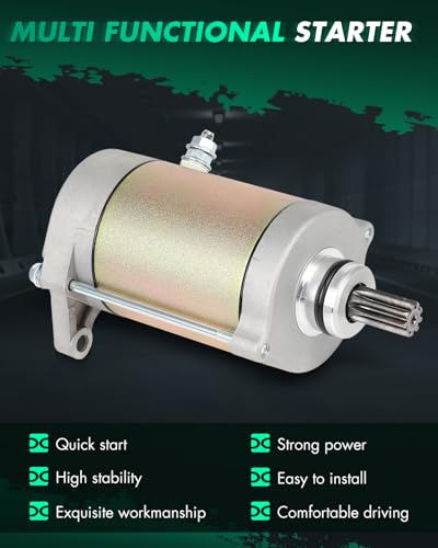 Image of SCITOO Starter Motor 0GR0-091100 for 0GR0-091100 Starters Fit for CFORCE for UFORCE for ZFORCE 500 600 2015 2016 2017 2018 2019 2020 for CF-Moto for CFORCE 400 2016-2020
