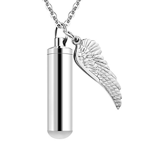 Dletay Cylinder Cremation Urn Necklace