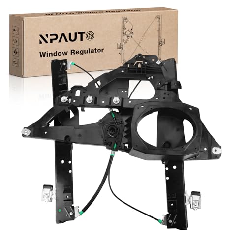 Image of Front Left Power Window Regulator with Panel Without Motor for Expedition