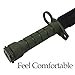 Toonol Tactical Rubber Knife Military Training Dagger Cosplay Funning War Game Knife Props Blade Rubber Fake Knives with Scabbard/Sheath (Army Green)
