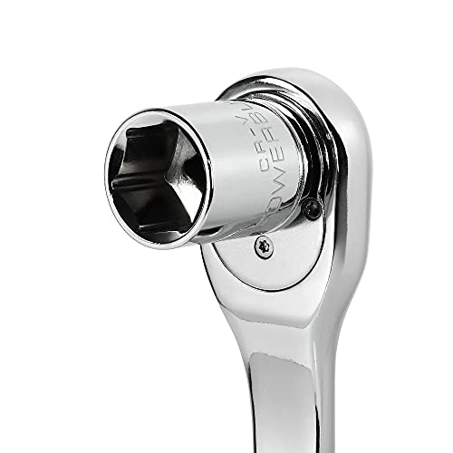 Powerbuilt 940098 1/2" Dr. 6 Pt. Metric Standard Socket, 21Mm #TOP3