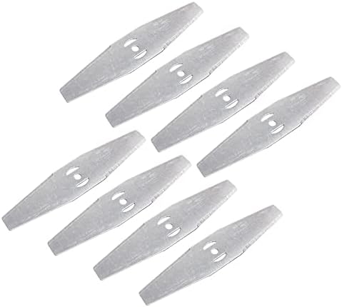 Grass Blade for Trimmer: Which 5 Will Transform Your Lawn Care? 7 Emiif 8 Pcs Metal Lawn Mower Saw Blade Head Replacement Saw Blades Lawn Mower Fittings Cordless with Battery and Charger Accessories,Universal Craftsman String Trimmer attachments