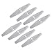 Emiif 8 Pcs Metal Lawn Mower Saw Blade Head Replacement Saw Blades Lawn Mower Fittings Cordless with Battery and Charger Accessories,Universal Craftsman String Trimmer attachments