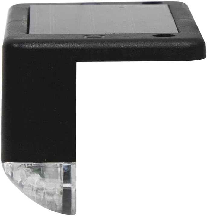 Side view of the Patriot Lighting Solar Integrated LED Rail Landscape Light
