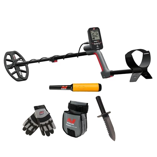 Image of MINELAB Vanquish 360 Bundle, Includes Metal Detector, PRO-FIND 35 Pinpointer, Digging Tool, Finds Pouch, and Gloves