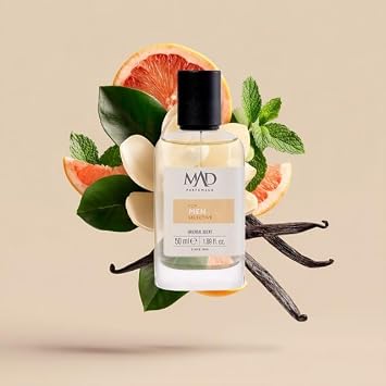 Mad J110 Selective Eau de Parfum (EDP) 50 ml Erkek Parfüm – Kavrulmuş Fındık, Paçuli ve Vanilya ile Oryantal, Modern ve Kalıcı
