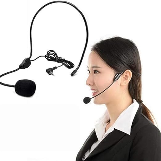 Drumstone (𝟐𝟎 𝐘𝐞𝐚𝐫𝐬 𝐰𝐚𝐫𝐫𝐚𝐧𝐭𝐲) Headband Mic – Lightweight, Comfortable, and Hands-Free Microphone for Clear Audio, Perfect for Presentations, Gaming, Streaming, and Work Calls.